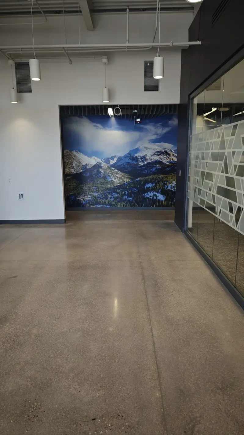 Advanced Energy Fort Collins lobby mural