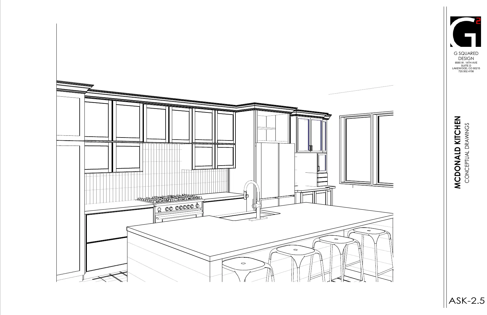 McDonald Kitchen Revit perspective